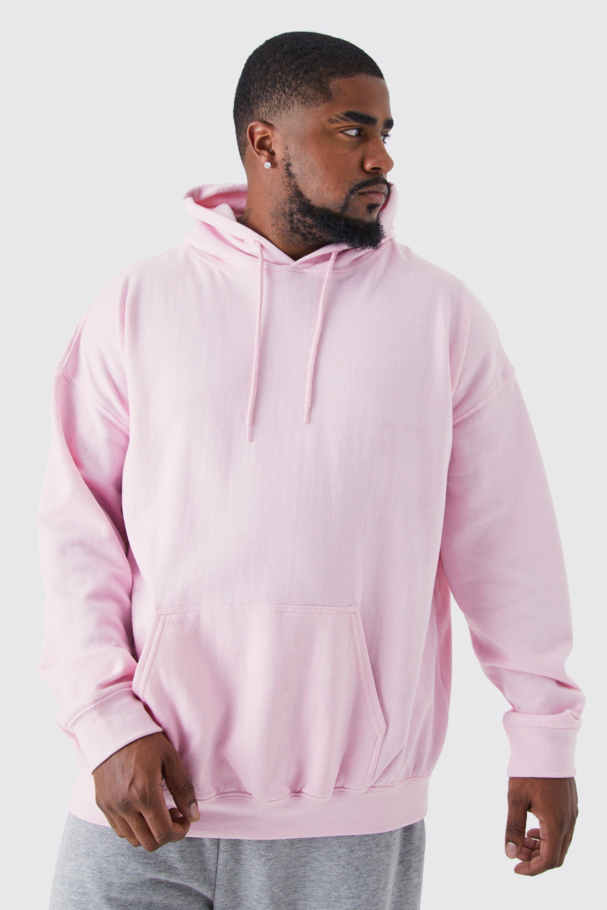 Hot pink hoodie on sale men